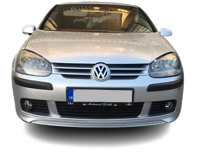 Volkswagen Golf Uyumlu 5 (2004-2009) Voltex Style Ön Tampon Ek (Plastik)
