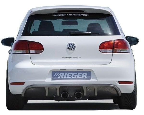 Volkswagen Golf Uyumlu 6 (2009-2012) Arka Tampon Eki - Difüzör (Plastik)