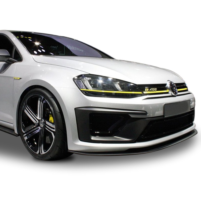 Volkswagen Golf Uyumlu 7 (2012-2016) R400 Ön Tampon Altı Lip (Plastik)