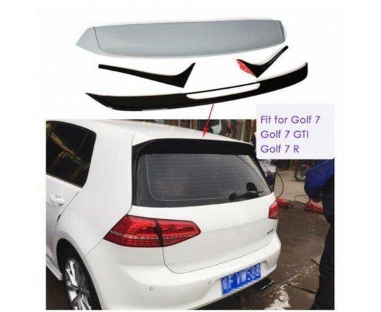 Volkswagen Golf Uyumlu 7 - 45419 (2012 Sonrası) Gti Spoiler 4 Parça (Plastik)