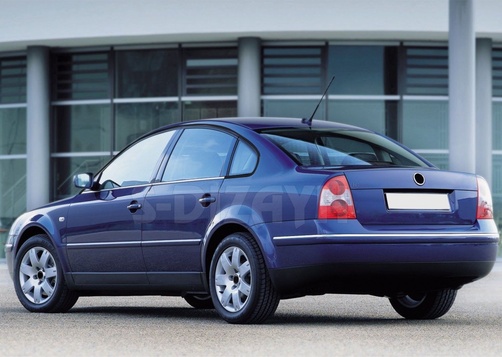 Volkswagen Passat Uyumlu 3B Krom Cam Çıtası 4 Parça 1998-2005