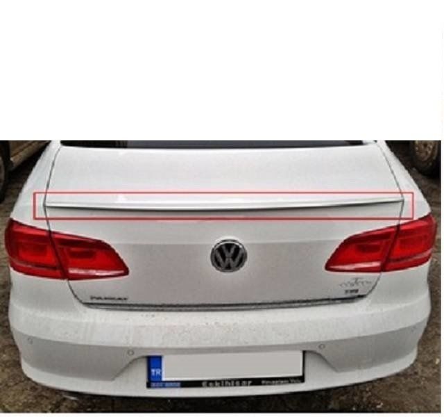 Volkswagen Passat Uyumlu B7 Spoiler Beyaz Boyalı (12-14)