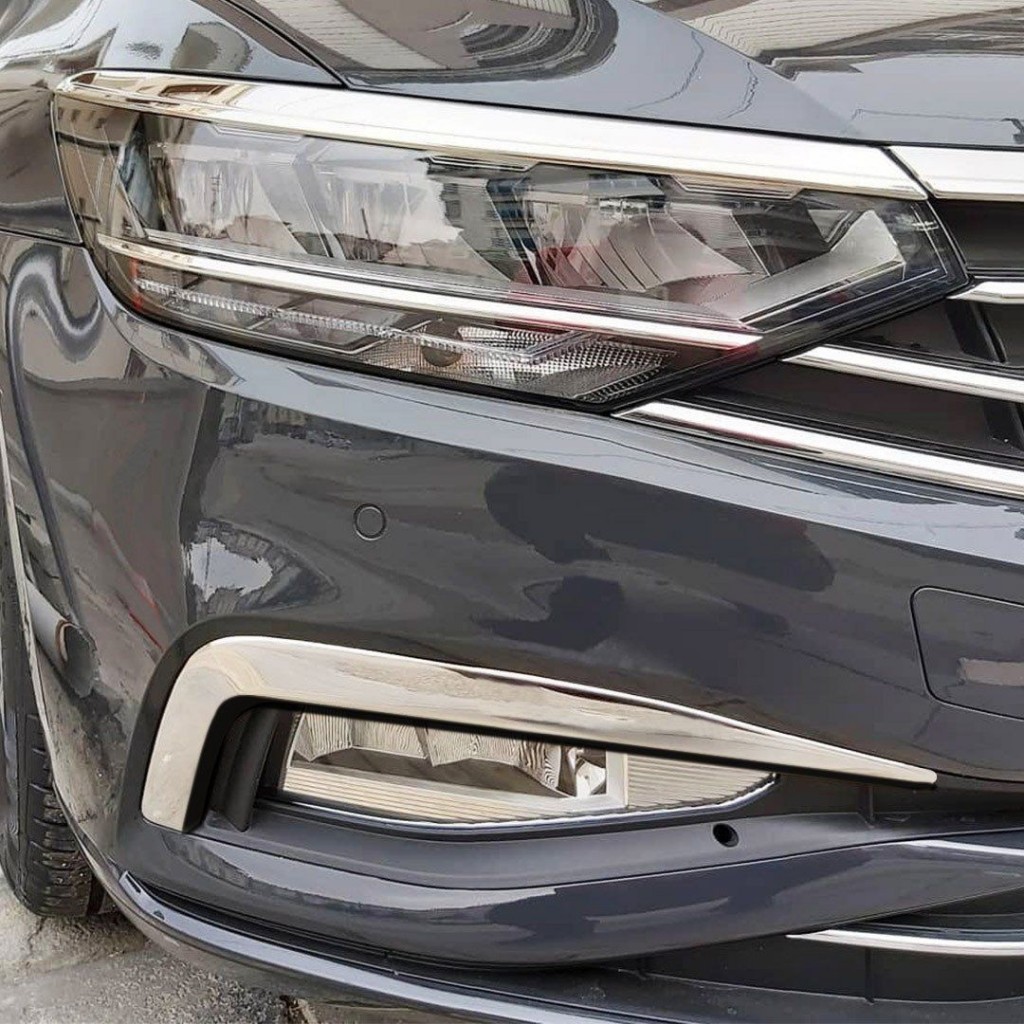 Volkswagen Passat Uyumlu B8.5 Krom Sis Farı Çerçevesi 2 Parça 2019 Ve Üzeri