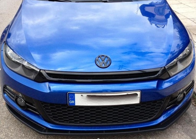 Volkswagen Scirocco Uyumlu Ön Lip (Plastik)