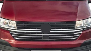 Volkswagen Transporter Uyumlu 45297 Ön Panjur Alt Çıtalar Paslanmaz Çelik -2019 Parça