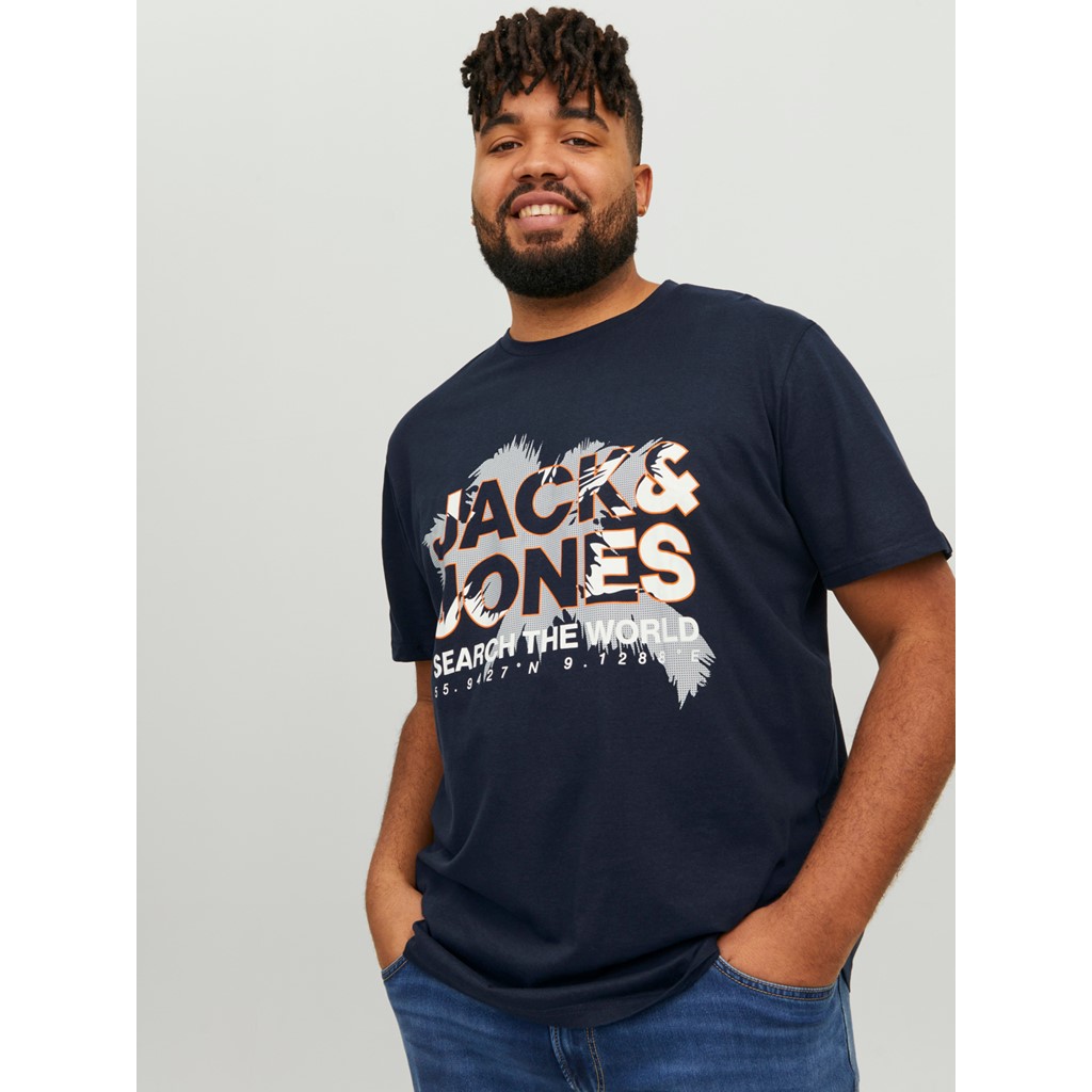 Büyük Beden T-Shirt Jack&Jones Erkek T-Shirt 12240684