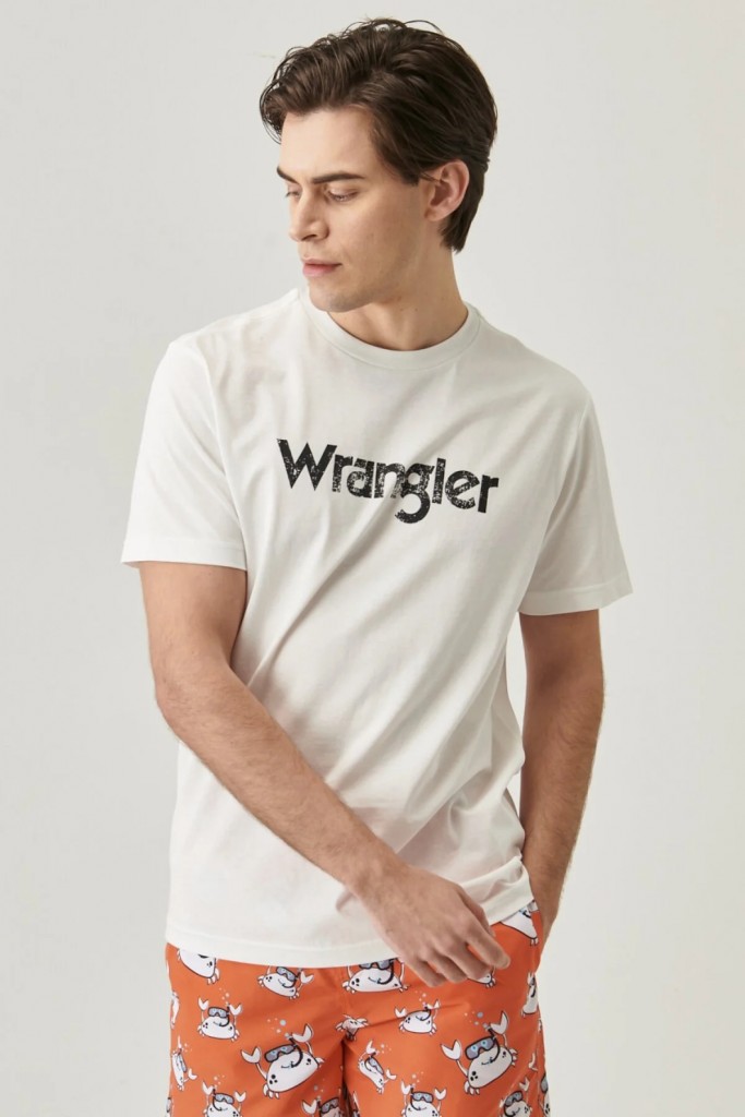 T-Shirt Wrangler Erkek T-Shirt W211922102