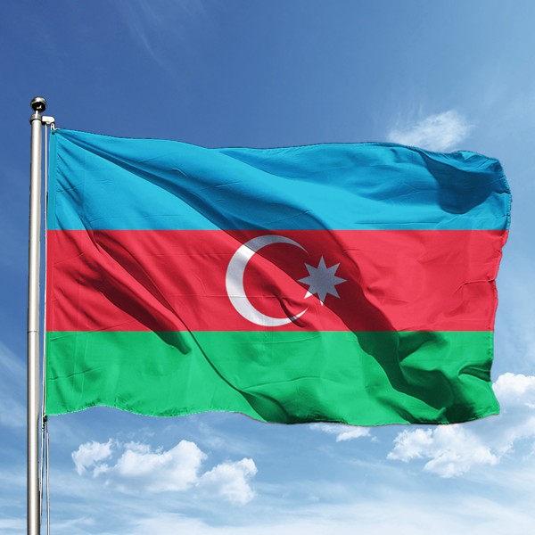 Azerbaycan Bayrağı (50X75 Cm)
