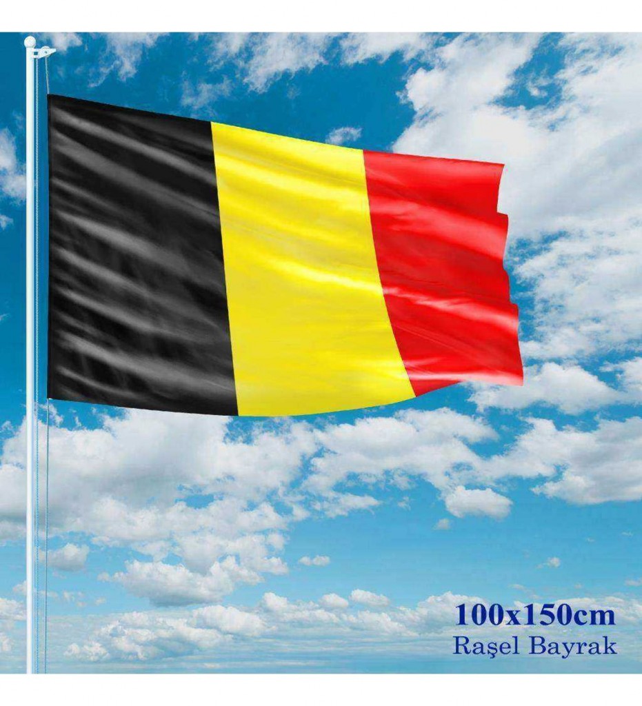 Belçika Devleti Gönder Bayrağı 100X150
