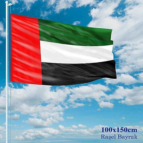 Birleşik Arap Emirlikleri Devlet Bayrağı 100X150