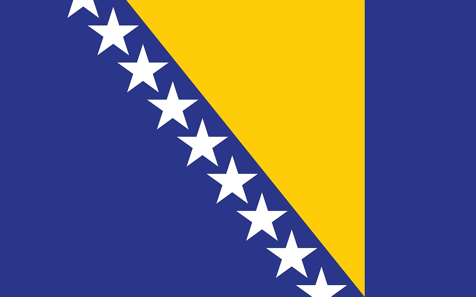Bosna Hersek Bayrağı (30X45 Cm)