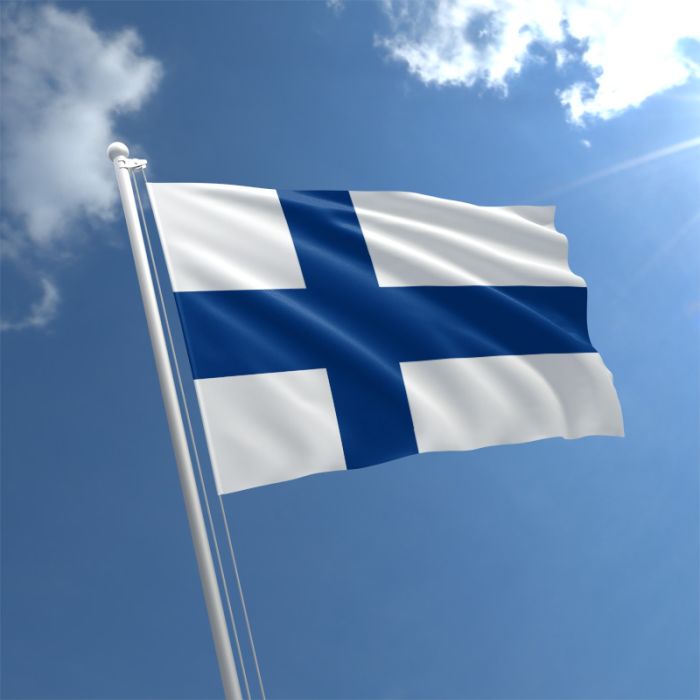 Finlandiya Devleti Gönder Bayrağı 100X150