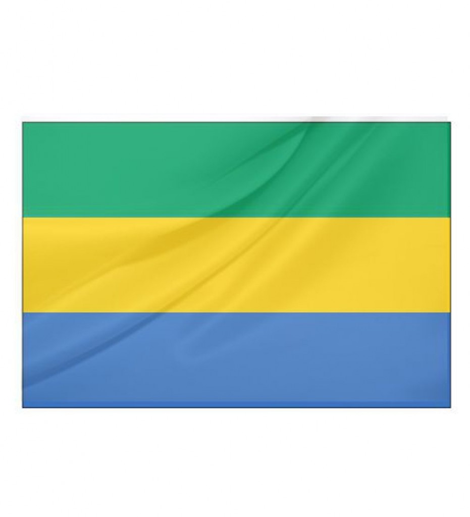 Gabon Devlet Bayrağı (50X75 Cm)