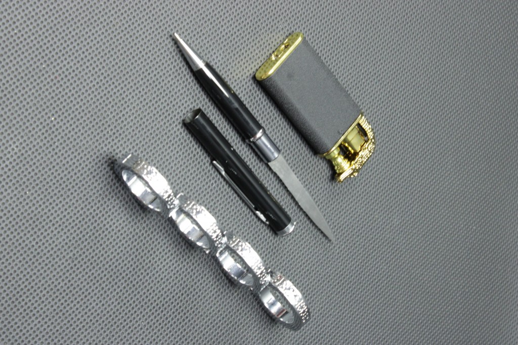 Gizli Kalem Çakı Ve Gümüş Katlanır Yüzük Mustali 3Lü Set