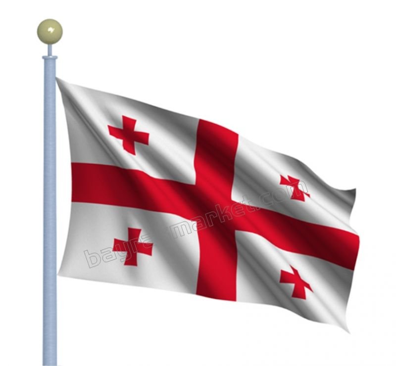 Gürcistan Bayrağı (50X75 Cm)