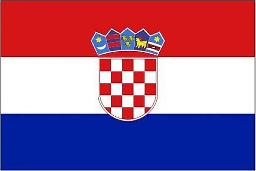 Hırvatistan Devleti Gönder Bayrağı 100X150