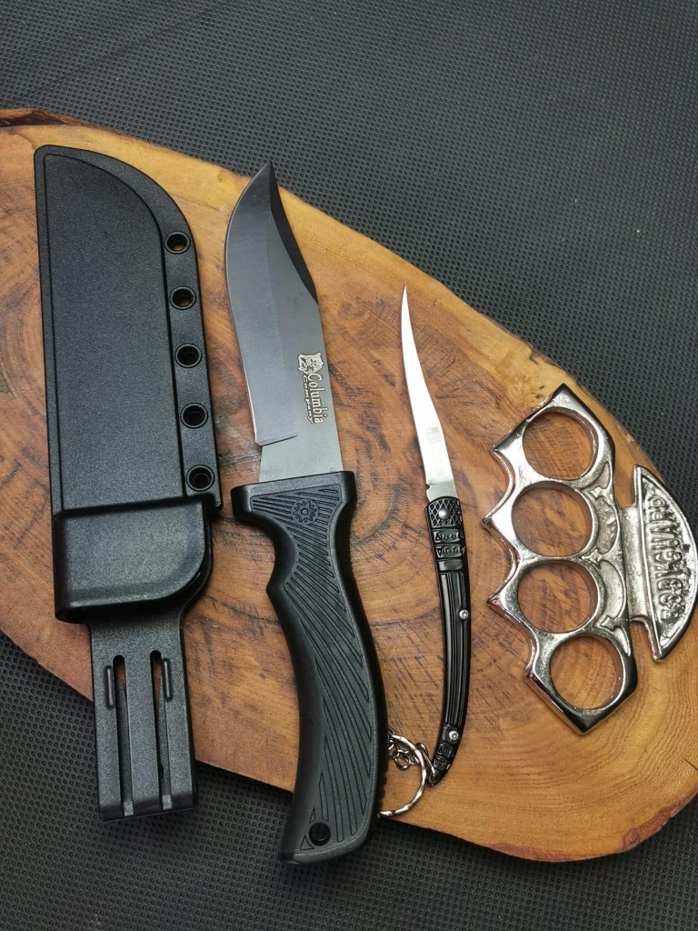 İsme Özel 23 Cm Sert Kılıflı Avcı Bıçağı,Kılçık Çakı Ve Body Musta