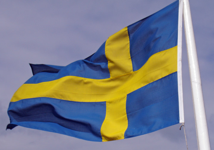 İsveç Devleti Gönder Bayrağı 100X150