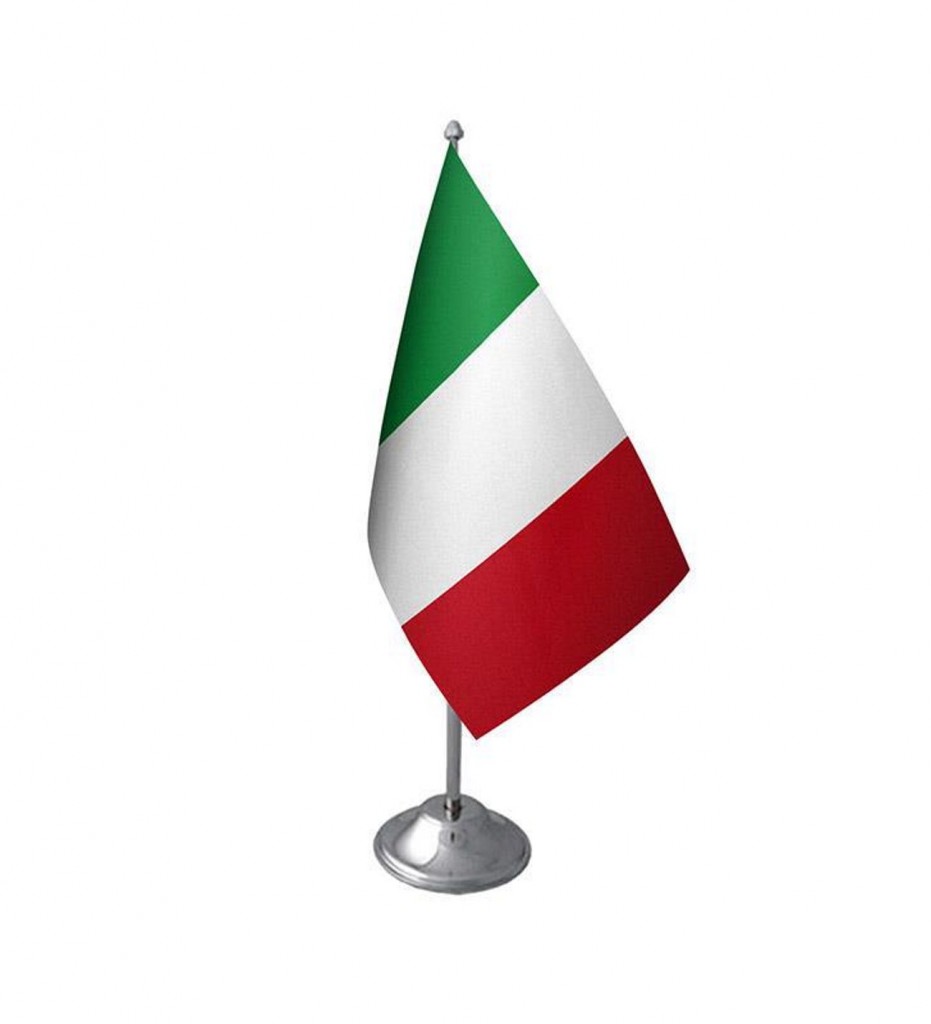 İtalya Masa Bayrağı