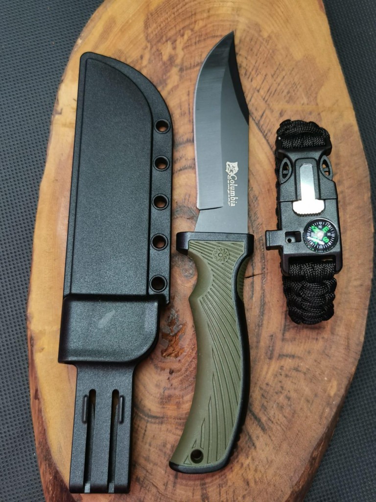 Kamp Outdoor 21 Cm Avcı Bıçağı Ve Bileklik Seti