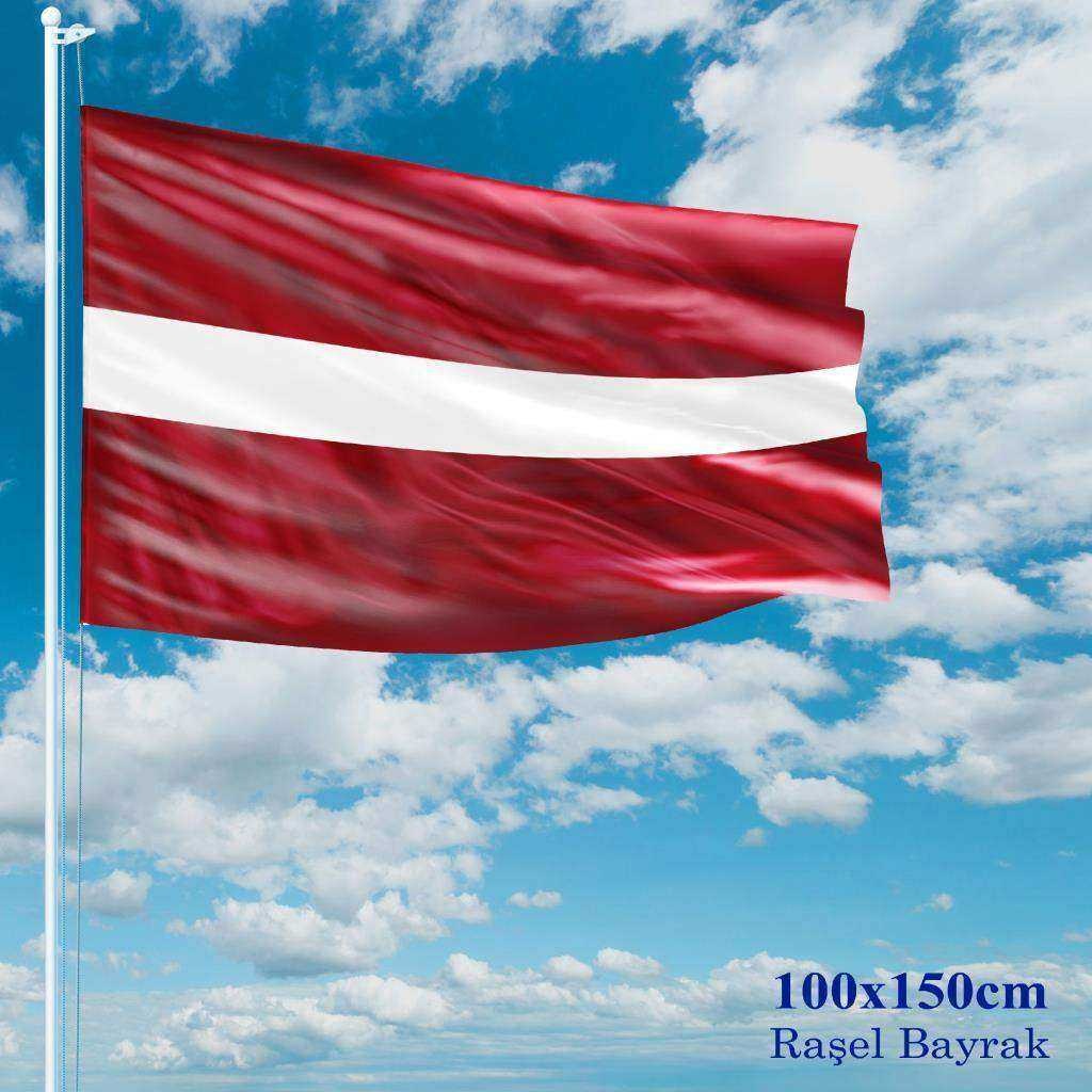 Letonya Bayrağı-100X150