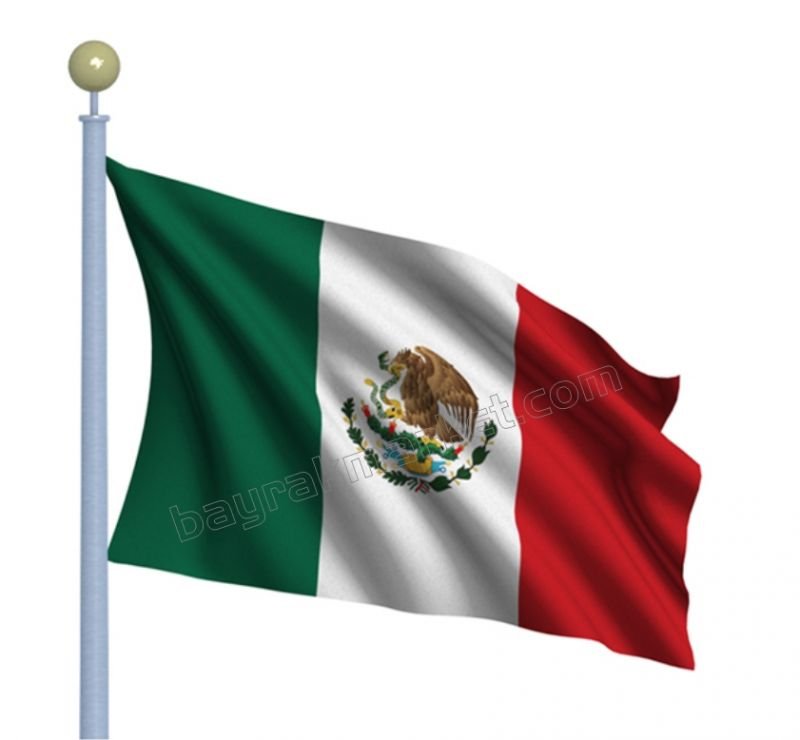 Meksika Devleti Gönder Bayrağı 70X105 Cm