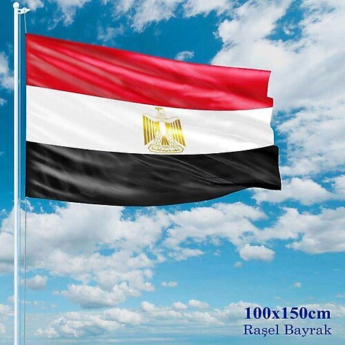 Mısır Bayrağı-100X150