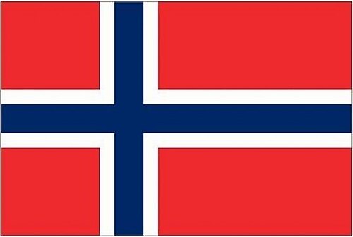 Norveç Devleti Gönder Bayrağı 70X105 Cm