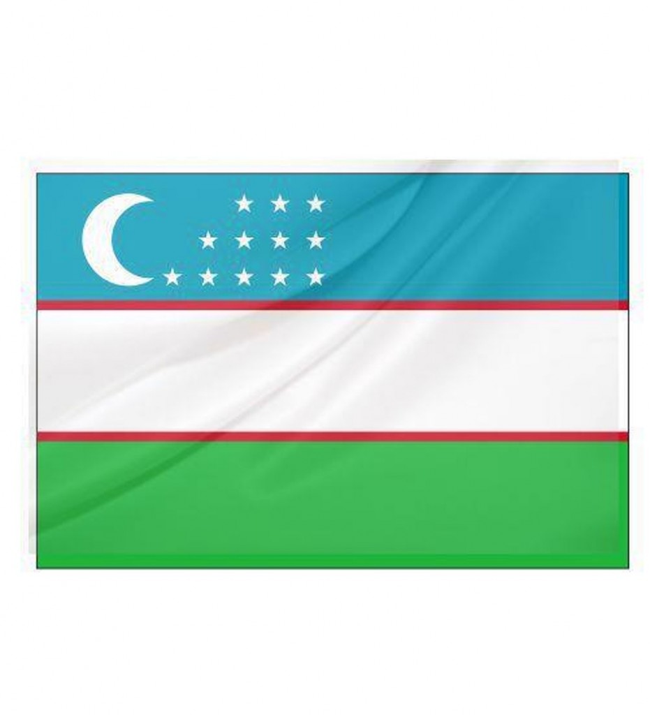 Özbekistan Bayrağı (30X45 Cm)