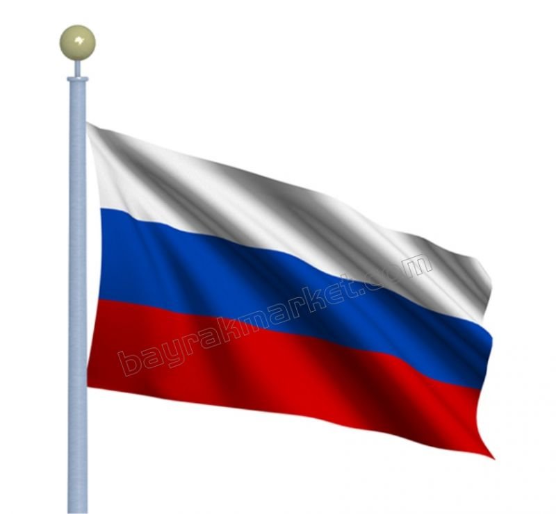 Rusya Devleti Gönder Bayrağı 70X105 Cm