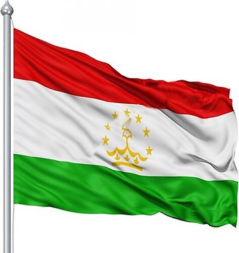 Tacikistan Devlet Bayrağı (50X75 Cm)