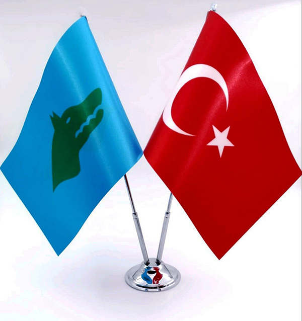 Türk & Göktürk Masa Bayrağı