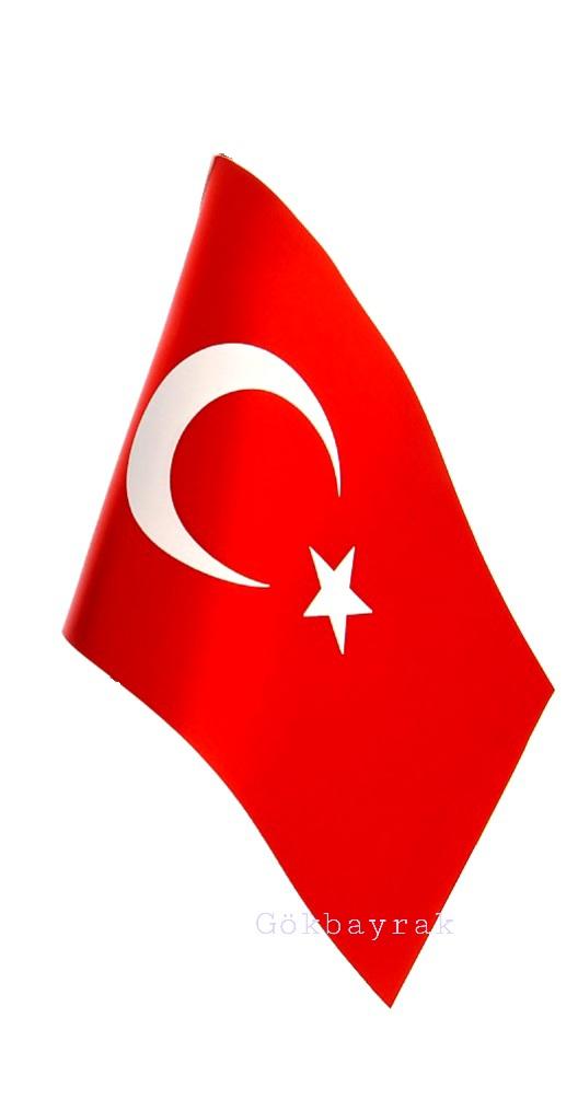 Türk Masa Bayrağı 15X22.5 Cm
