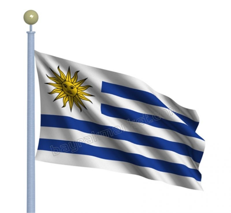 Uruguay Devlet Gönder Bayrağı 70X105