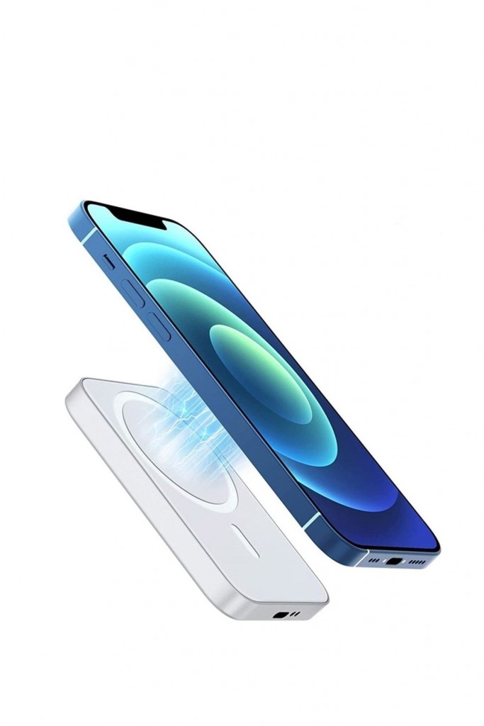 Iphone 11 12 13 14 Plus Max Pro Uyumlu Magsafe Kablosuz Şarj Cihazı Powerbank Battery Pack