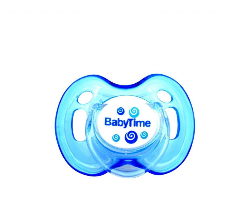 Baby Time Bt149 Kiraz Uçlu Kapaklı Emzik No1 - Mavi
