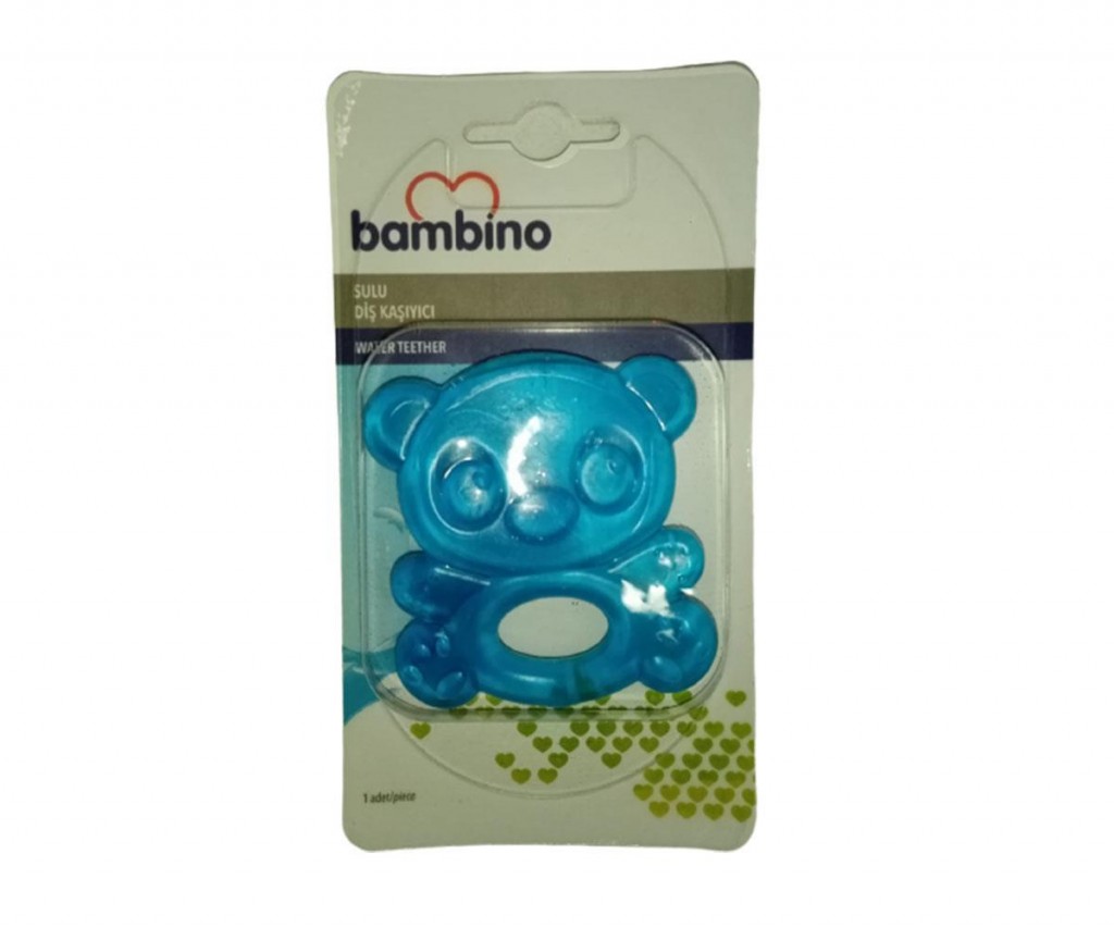 Bambino Figürlü Sulu Diş Kaşıyıcı P0658 - Mavi