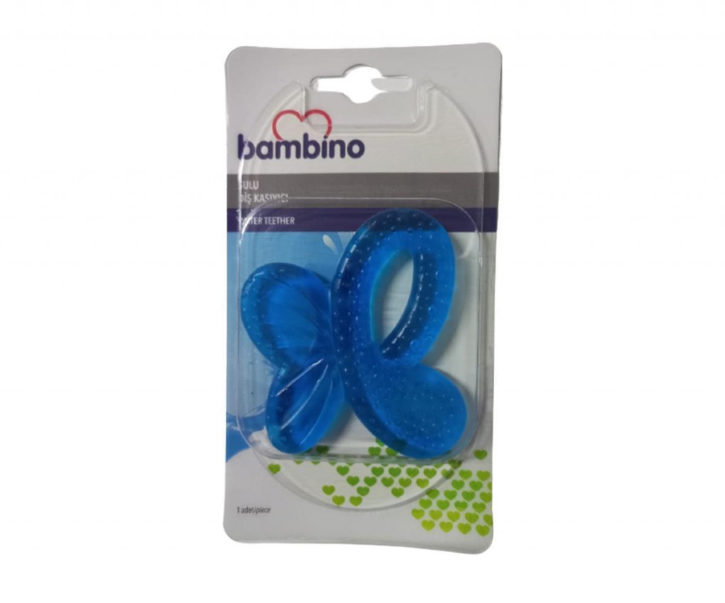 Bambino Figürlü Sulu Diş Kaşıyıcı P0658 Mavi Kelebek
