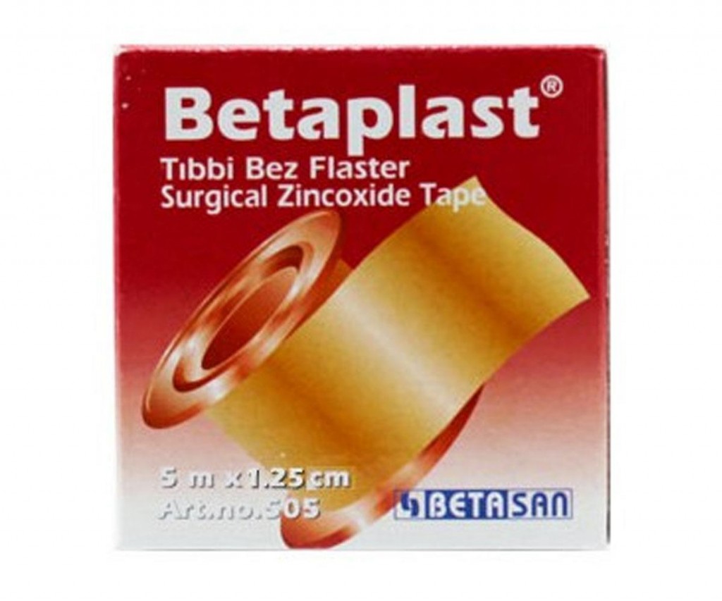 Betasan Betaplast Tıbbi Bez Flaster 5Mx1,25Cm