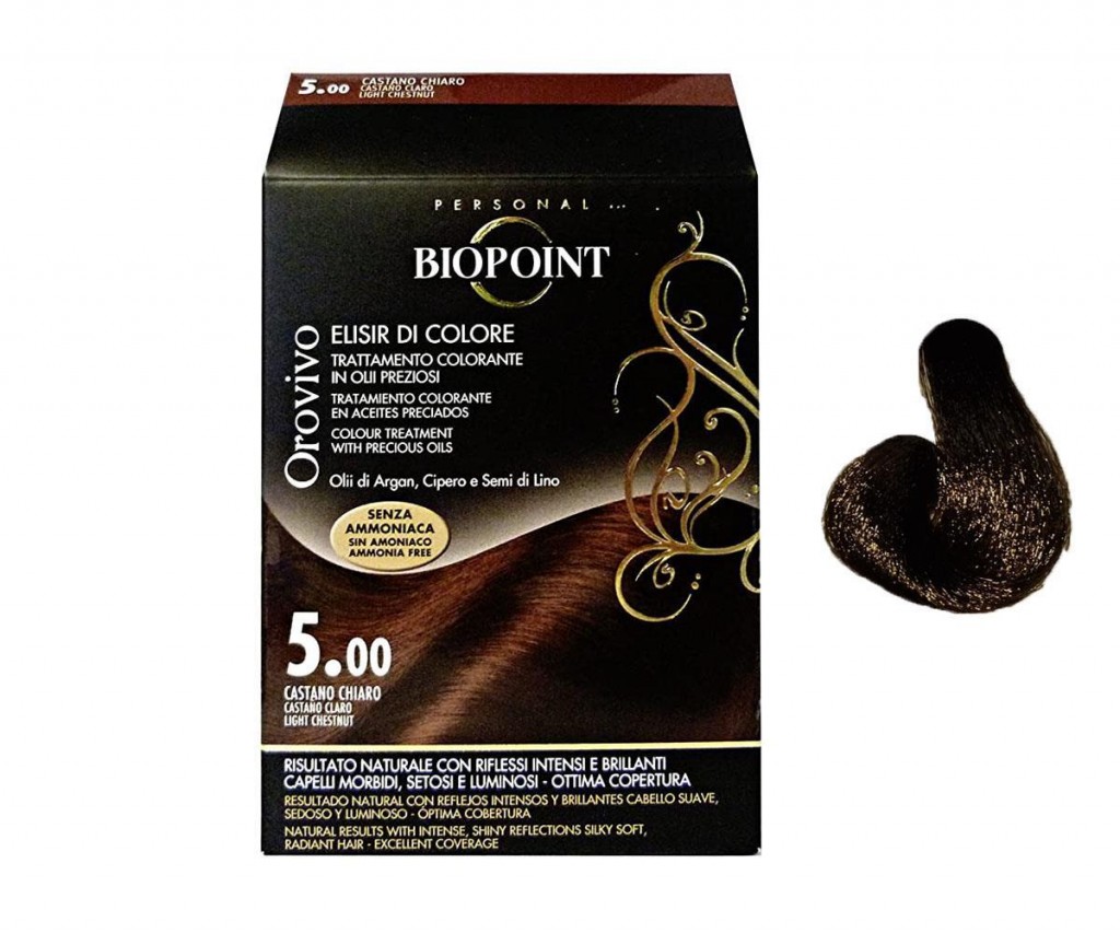 Biopoint Orovivo Elisir Colore Saç Boyası 5.00 Light Chestnut - Açık Kestane