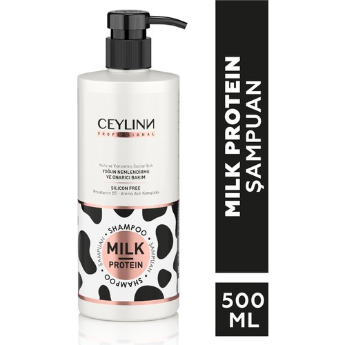 Ceylin Milk Protein Şampuan Silikonsuz 500 Ml