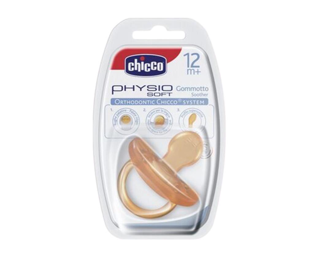 Chicco Physio Soft Kauçuk Emzik 12 Ay+ Tekli