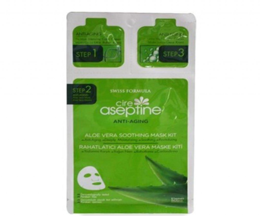 Cire Aseptine Anti Aging Rahatlatıcı Aloe Vera Yüz Maskesi
