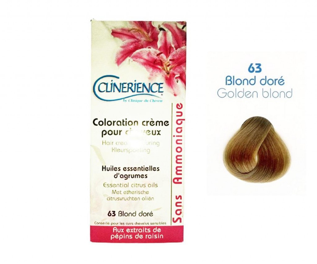 Clinerience Doğal Saç Boyası 63 - Altın Sarı