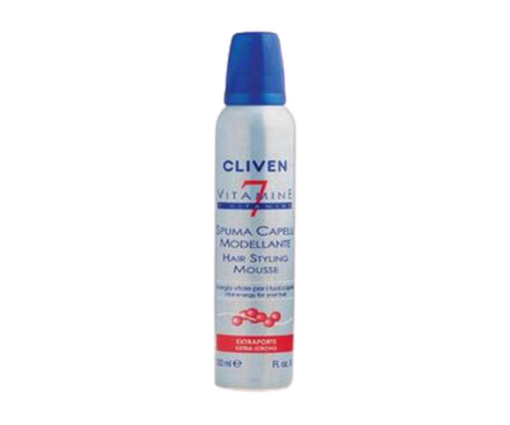 Cliven Natura 7 Vitaminli Extra Strong Saç Şekillendirici Köpük 200 Ml