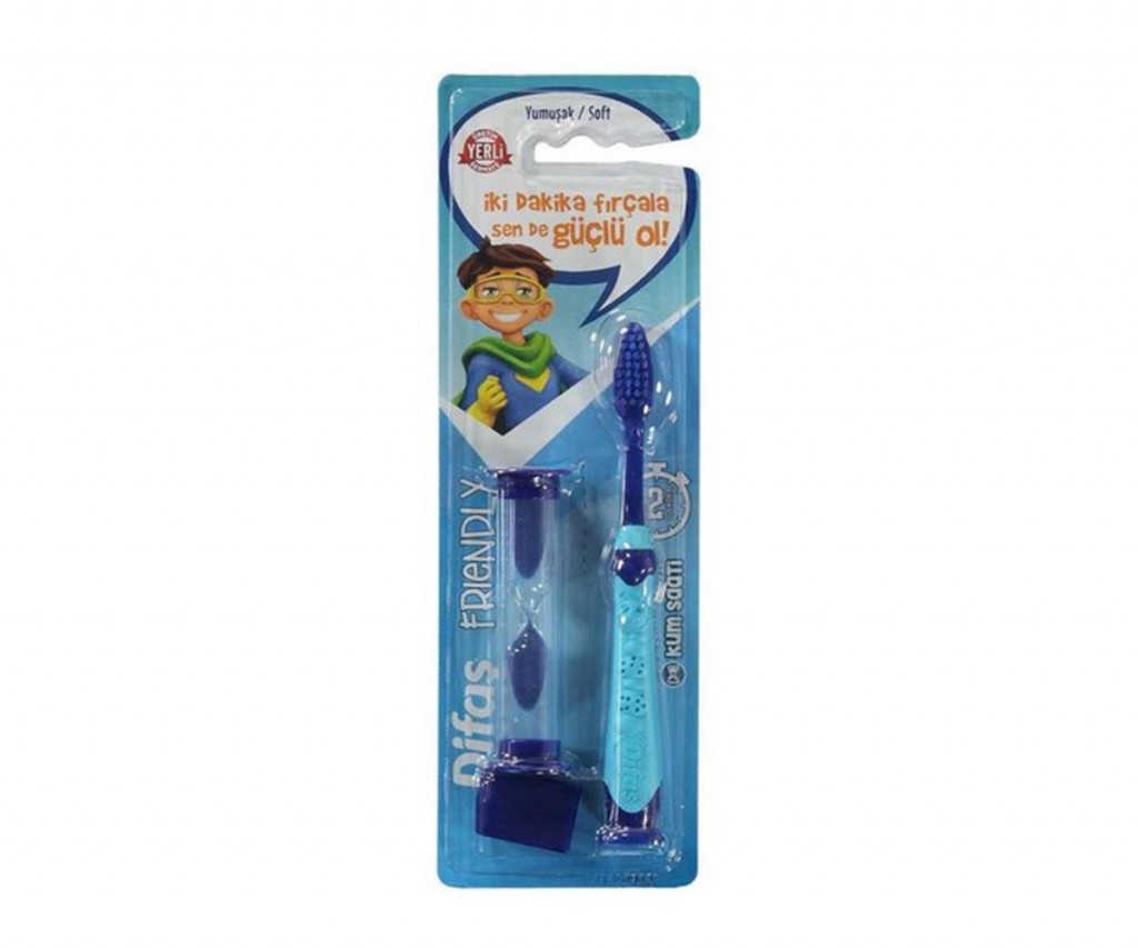 Difaş Friendly Çocuk Diş Fırçası Yumuşak Mavi