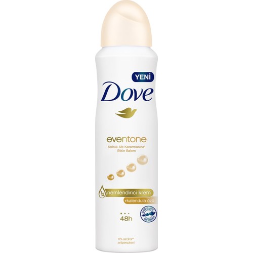 Dove Even Tone Kadın Sprey Deodorant 150 Ml
