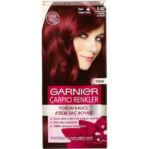 Garnier Çarpıcı Renkler 5/62 - Parlak Lal Kızılı Saç Boyası