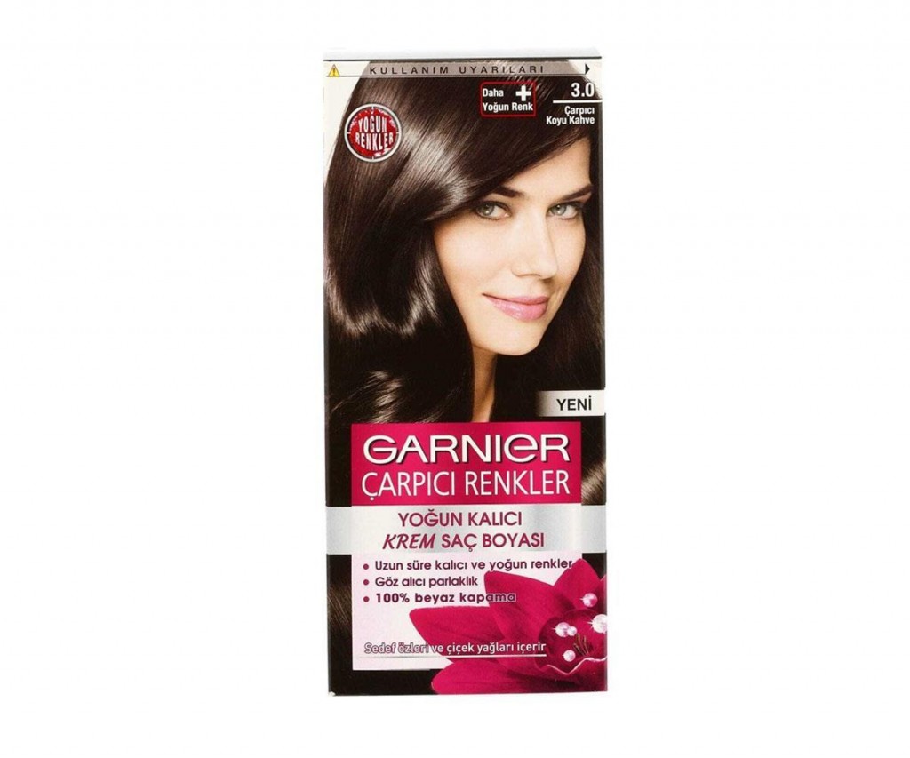Garnier Color Naturals Çarpıcı Renkler Saç Boyası 3.0 - Çarpıcı Koyu Kahve