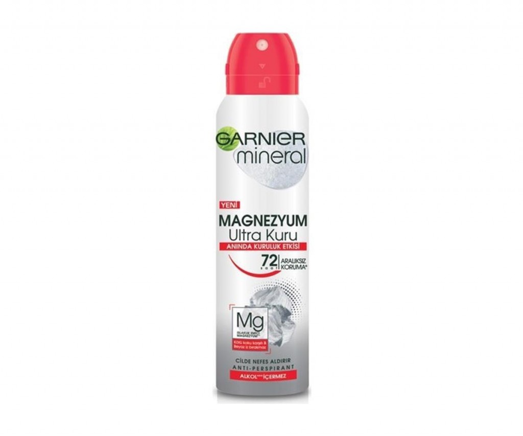 Garnier Mineral Magnezyum Ultra Kuru Deodorant 72 Saat 150Ml